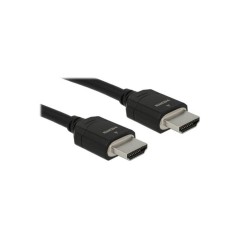 DeLOCK HDMI Male to HDMI Male 2m Cable - High-Quality Black Connection (4043619852949)